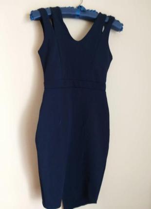 Стильне плаття темно-синього кольору  booho9 фото