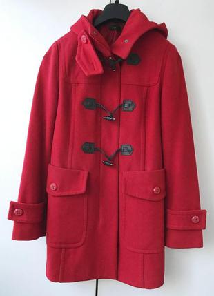 Стильне шерстяне пальто на блискавці від benetton1 фото