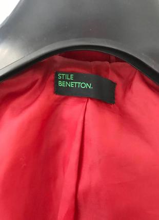 Стильне шерстяне пальто на блискавці від benetton4 фото