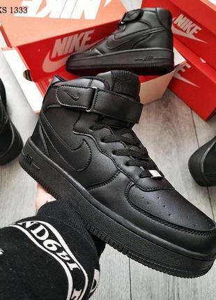 Кроссовки nike air force hight  зима3 фото