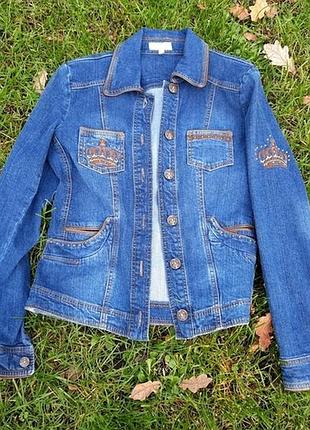 Жіноча джинсова курточка crisca.