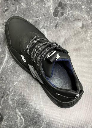 New balance мужские кожаные кроссовки весна осень3 фото