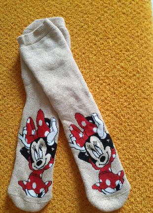 Теплі шкарпетки з мікі з люрексовлю ниткою1 фото