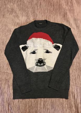 Кофта новорічна, светр новорічний, кофта новогодняя