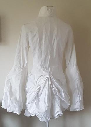 Белая блузка, готическая, викторианский all saints rick owens ann demeulemeester4 фото