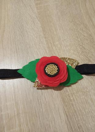 Повязочка "украиночка" на голову. hand made.