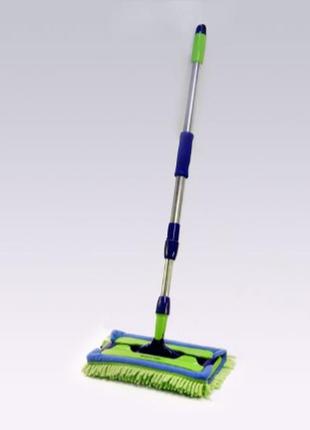 Универсальная швабра с двумя насадками aquamatic mop