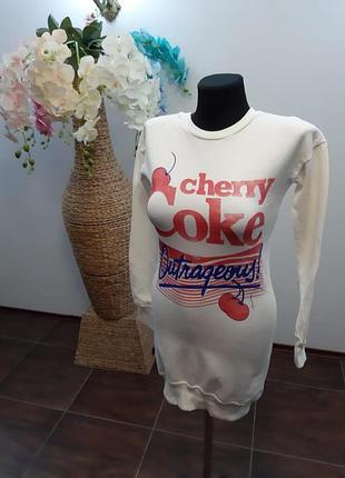 Свитер в принт coca cola 2