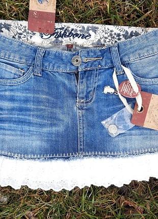 Молодіжна дівоча міні юпка fishbone.