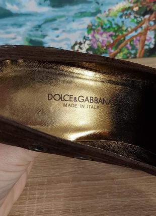 Dolce and gabbana d&g туфли размер 39 замша оригинал6 фото