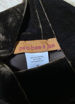 Вилюровый,бархатный гольф роскошного цвета pea bee&jae4 фото