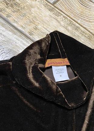 Вилюровый,бархатный гольф роскошного цвета pea bee&jae6 фото