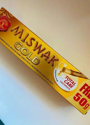 Шикарна зубна паста miswak gold велика!170 грам!єгипет.1 фото