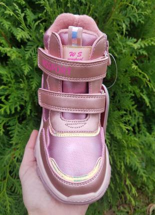 Детские демисезонные ботинки для девочки3 фото