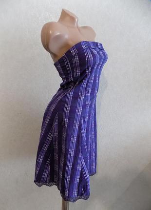 Платье бюстье коттоновое фирменное amisu размер 40-422 фото