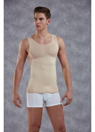 Чоловіча корекційна майка бежева doreanse 5950