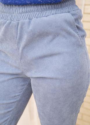 Вельветовые спортивные штаны деми выберите размер l m 3xl xxl2 фото