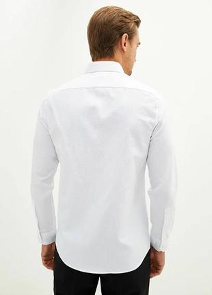 Біла чоловіча сорочка класична lc waikiki/лз вайкікі, фірмова туреччина6 фото