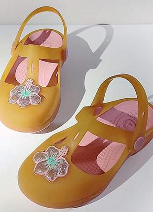 Сандалии детские crocs isabella charm sandal kids 17 см