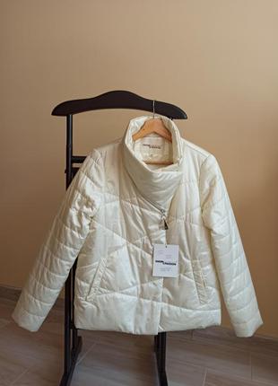 Женская куртка от snow passion деми цвета айвори1 фото