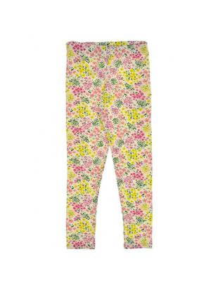 Лосини дитячі дівчаткам з квітами яскраві