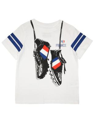 Футболка для мальчика модная с рисунком 104см.