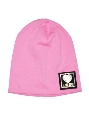 Шапка детская двойная лопата «likee» 52-55 см