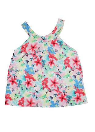 Туника, майка для девочки детская цветы