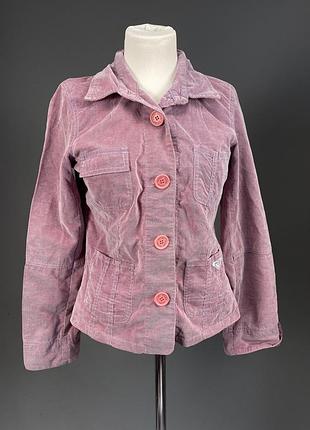 Пиджак стильный roxy jean, quicksilver, микровельвет