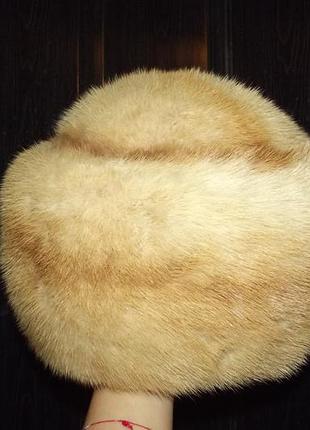 Шапка норковая.