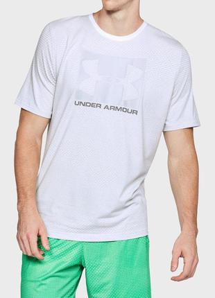 Футболка under armour с большим лого