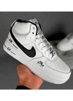 Кроссовки мужские nike air force теплые зимние / кросівки чоловічі найк аир форс зимні теплі кроссы