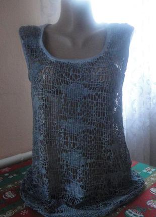 Супер брендовий блуза блузка топ сітка