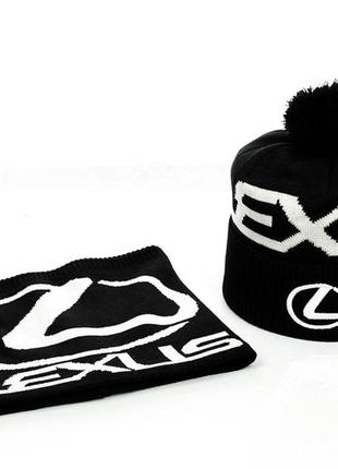 Молодежный набор шапка и снуд  "lexus"2 фото