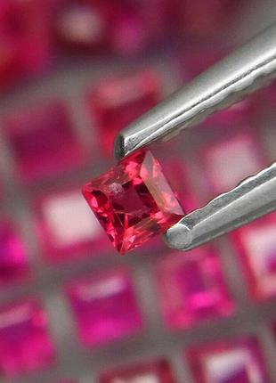 Рубін натуральний набір 2 to 2.5 mm 50 шт./4.10 ct