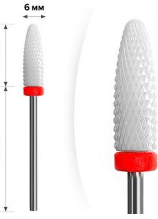 Керамічна фреза mart (м-206) — полум'я red 6*20