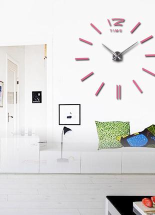 3d настенные часы, бескаркасные часы, часы наклейка 90-120см