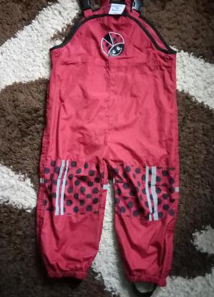 Полукомбинезон,теплые штаны на девочку 98см