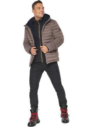 Куртка – воздуховик мужской на зиму ореховый модель 482102 фото