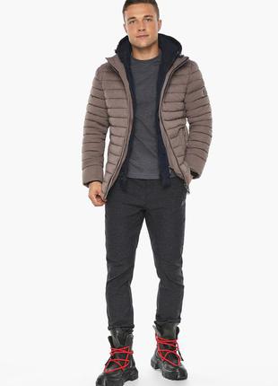 Куртка – воздуховик мужской на зиму ореховый модель 482103 фото