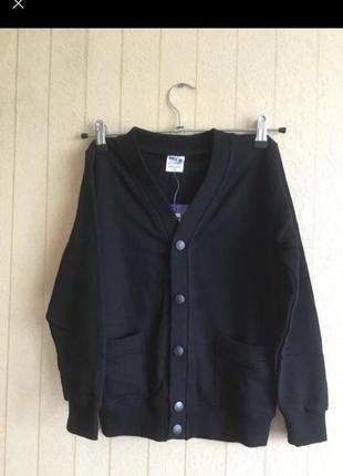 Трикотажный жакет для мальчика на рост 122