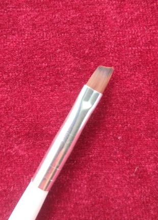 Скошений пензлик для нарощування нігтів №8 gloris
