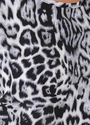 Блузка женская леопардовая 18352 фото