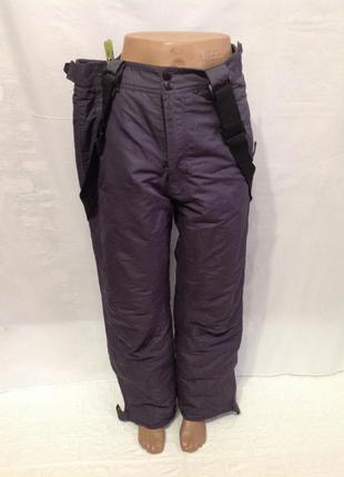 Штани спортивні утеплені лижні р. 44-46