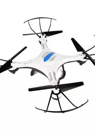 Квадрокоптер на радиоуправлении syzygy s2 с защитой лопастей (белый)