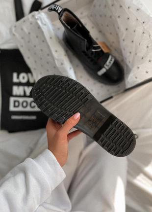 Ботинки black rolled smoth fur 10