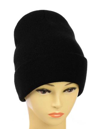 Шапка-лопата "new" без декору чорний