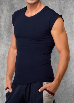 Чоловіча безрукавка doreanse 2233 темно-синя р. s