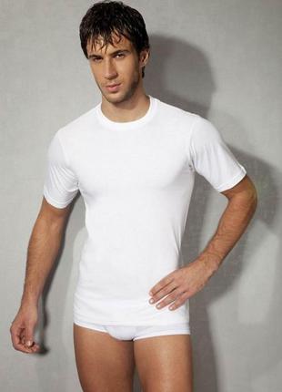 Чоловіча біла бавовняна футболкаdoreanse 2505