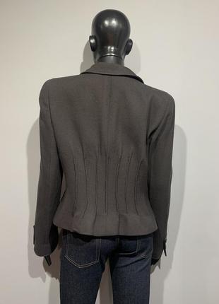 Шерстяной пиджак armani collezioni размер m2 фото